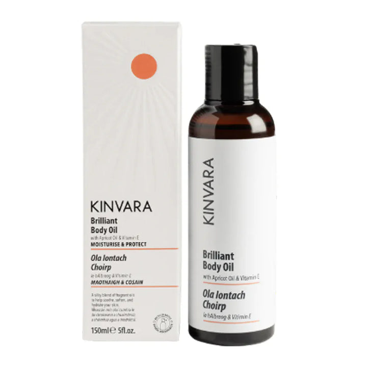 Kinvara Skincare Brilliant Body Oil 150ml Hands and Nails Kinvara Natural Skincare Body Oil 150ml | Hydrating Natural Body Oil