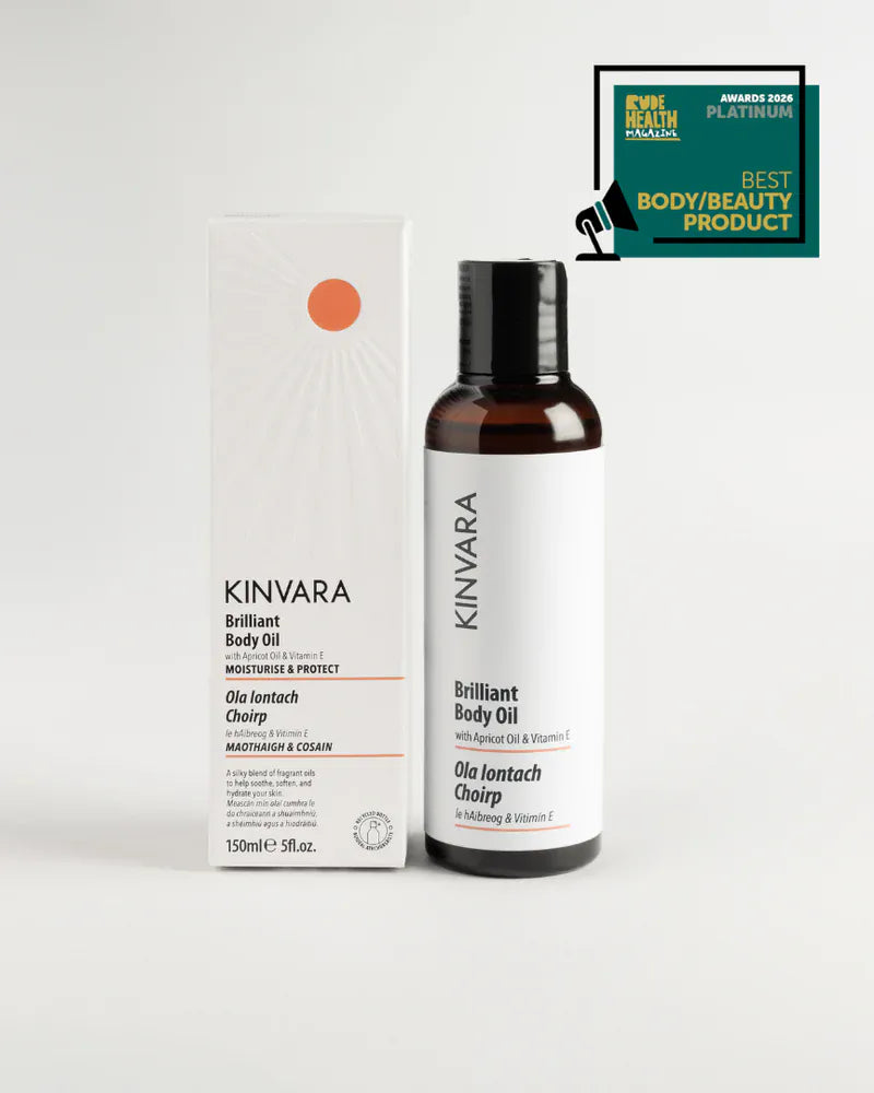 Kinvara Skincare Brilliant Body Oil 150ml Hands and Nails Kinvara Natural Skincare Body Oil 150ml | Hydrating Natural Body Oil