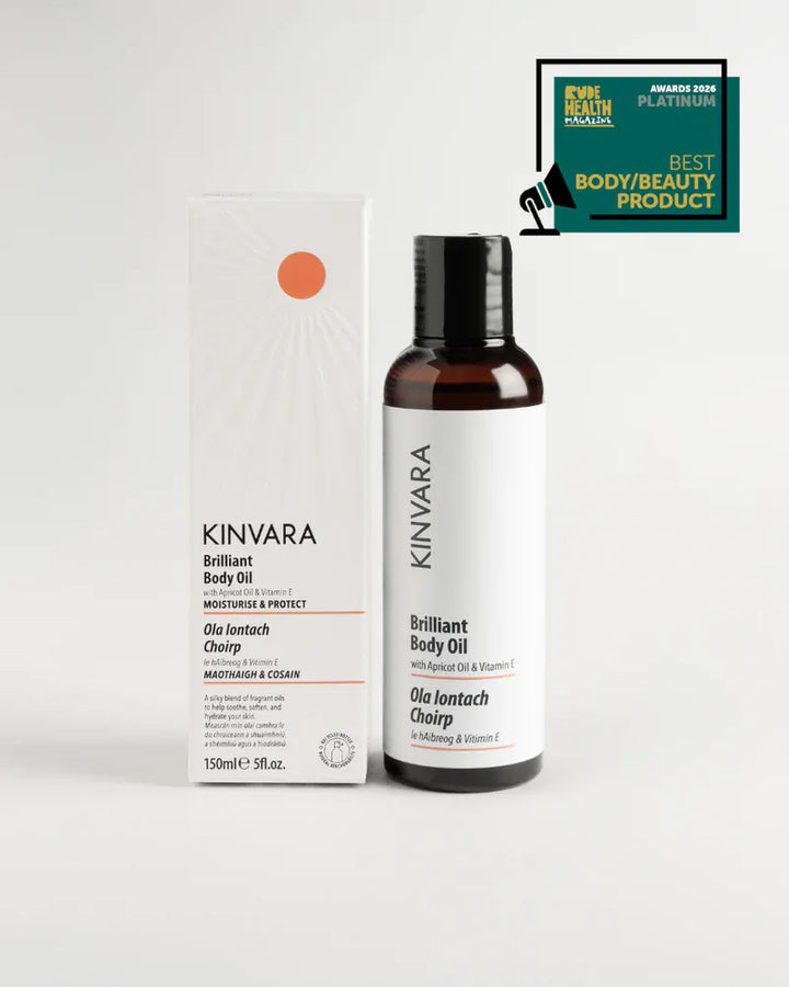 Kinvara Skincare Brilliant Body Oil 150ml Hands and Nails Kinvara Natural Skincare Body Oil 150ml | Hydrating Natural Body Oil