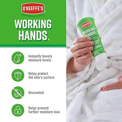 O’Keeffe's Working Hands Tube 80ml Hands and Nails