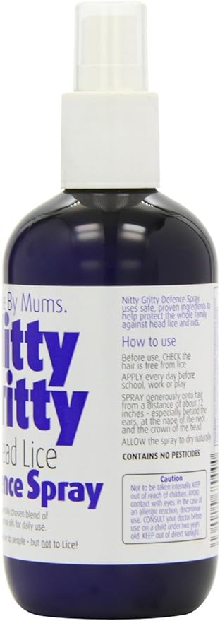 Nitty Gritty Defence Spray (250ml) Head Lice