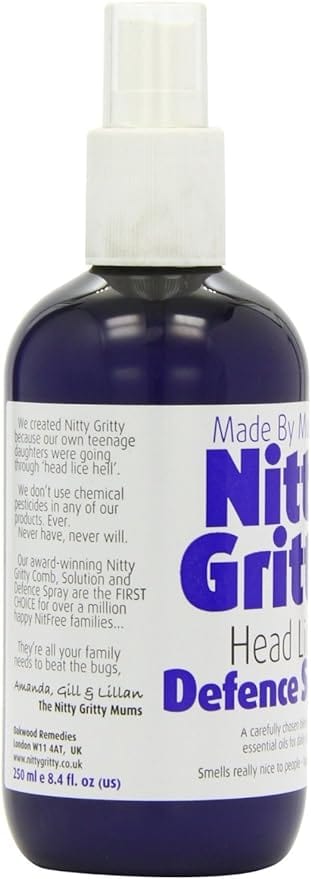 Nitty Gritty Defence Spray (250ml) Head Lice