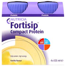 Fortisip Compact Protein - Vanilla (4x125ml) Health Food