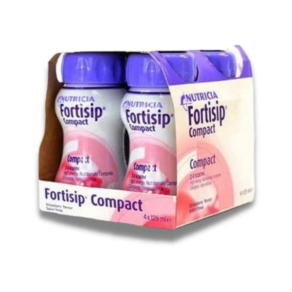 Fortisip Compact - Strawberry (4x125ml) Health Food