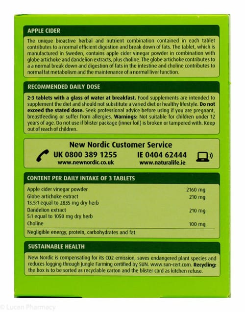 New Nordic Apple Cider 720mg High Strength 60 Tablets Health Food New Nordic Apple Cider 720mg High Strength 60 Tablets