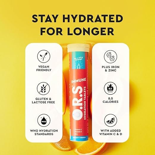 O.R.S Oral Hydration Immune Juicy Orange 20s Health Food O.R.S Oral Hydration Immune Juicy Orange 20s