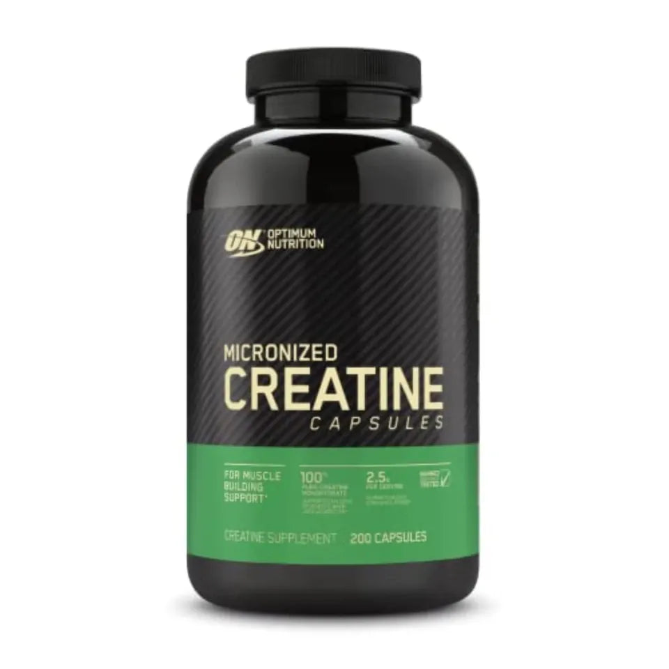 Optimum Nutrition Creatine 2500mg Capsules 200 Caps Health Food Optimum Nutrition Creatine 2500mg 200 Capsules | Strength & Performance Ireland