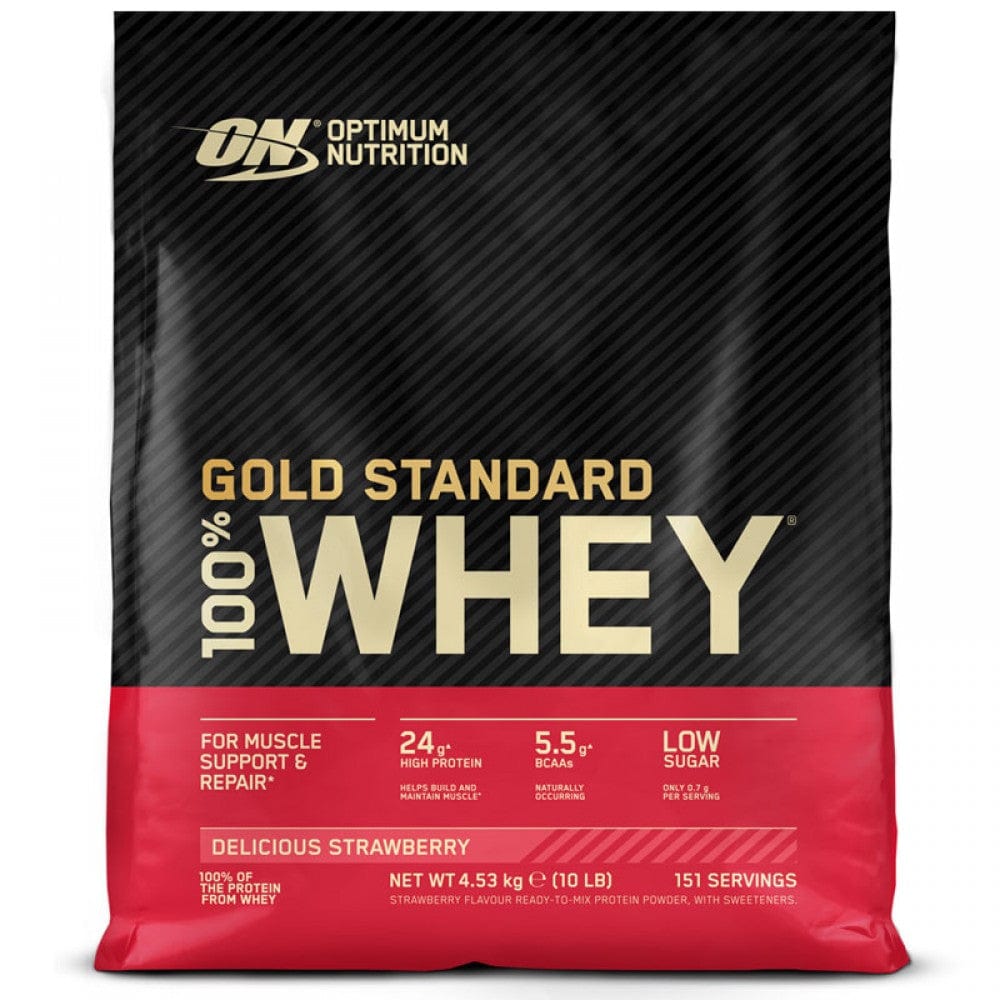 Optimum Nutrition Gold Standard Whey Protein 4.53kg Strawberry Health Food