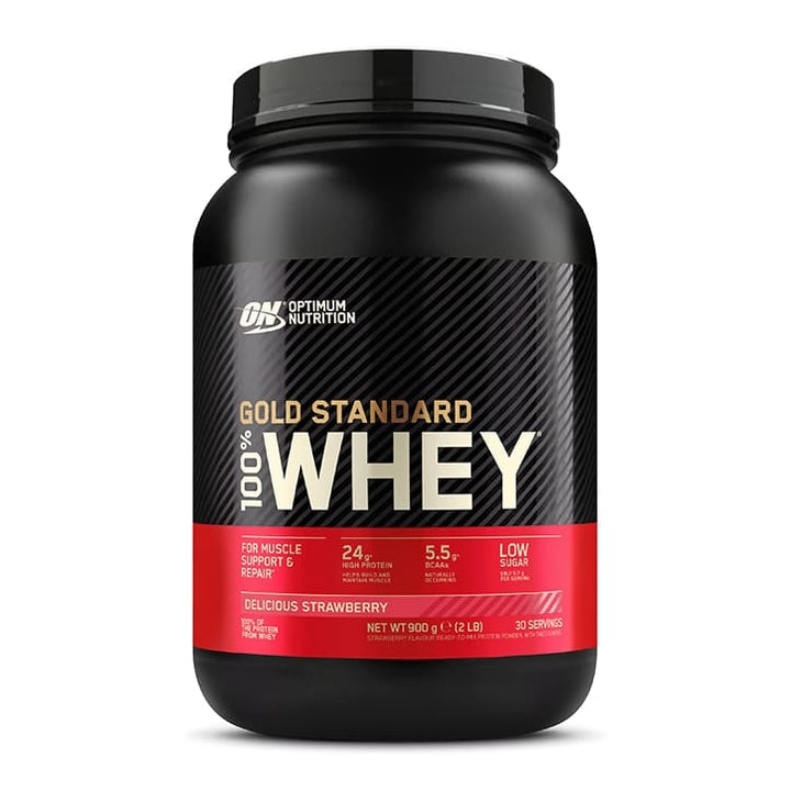 Optimum Nutrition Gold Standard Whey Protein Strawberry (900g) Health Food