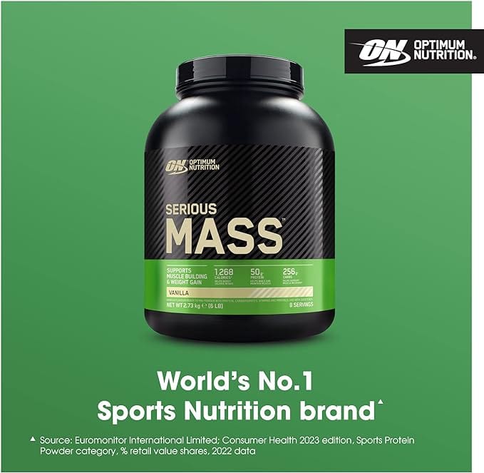 Optimum Nutrition Serious Mass Vanilla 2.73kg Health Food