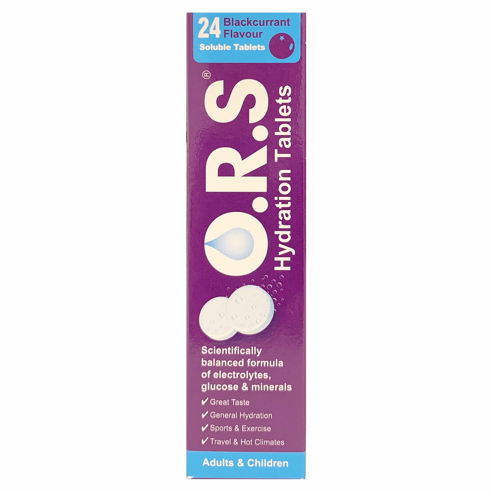 ORS Hydration Tablets Blackcurrant (24) Health Food