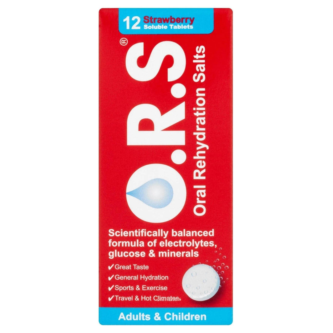 ORS Hydration Tablets Strawberry 12 Health Food