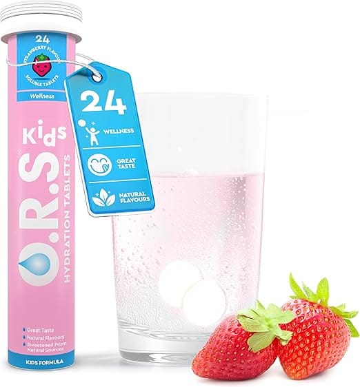 ORS Oral Hydration Kids Strawberry 24s Health Food ORS Oral Hydration Kids Strawberry 24s