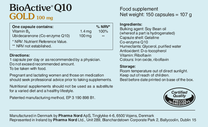 BioActive Q10 Gold 100mg 150 Heart Health