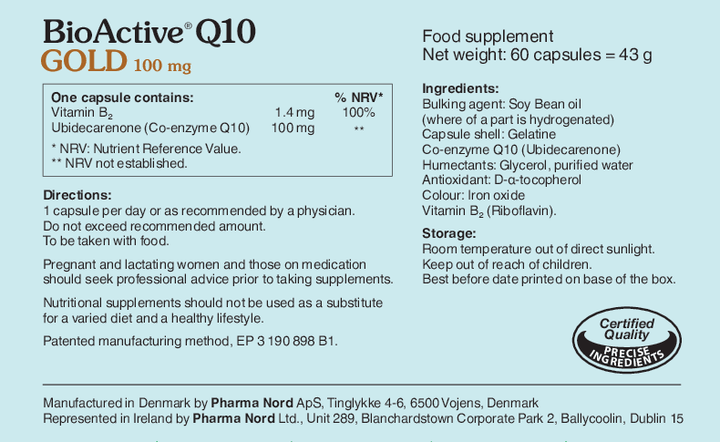 BioActive Q10 Gold 100mg (60) Heart Health