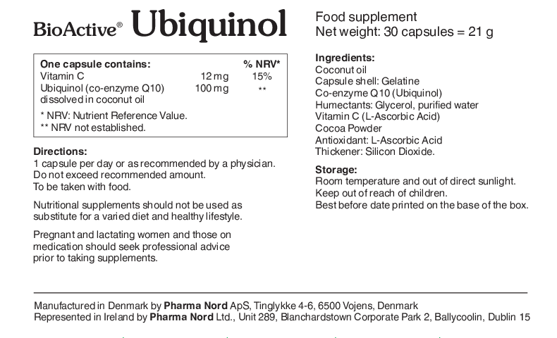 BioActive Ubiquinol (30) Heart Health