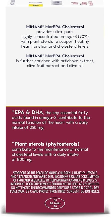 Minami MorEPA Smart Fats Cholesterol (60) Heart Health