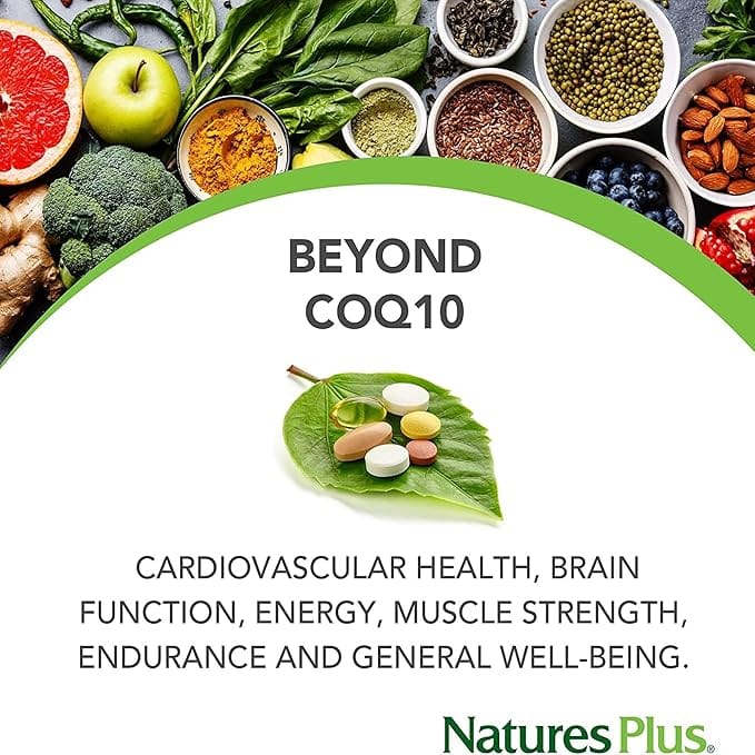 Natures Plus Beyond CoQ10 200mg Ubiquinol 30 Softgels Heart Health Natures Plus Beyond CoQ10 200mg Ubiquinol 30 Capsules | Energy &amp; Heart Support Ireland