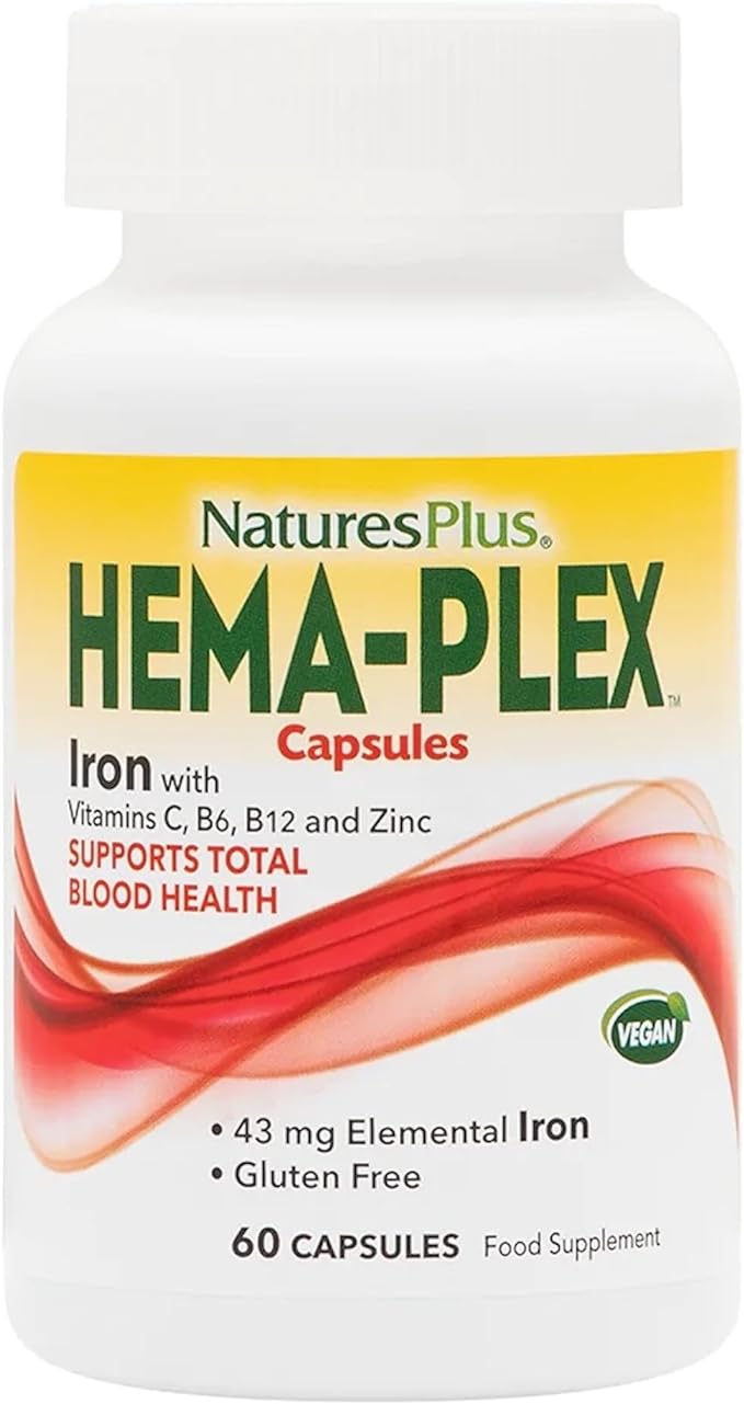 Natures Plus HEMA-PLEX Capsules 60 Heart Health