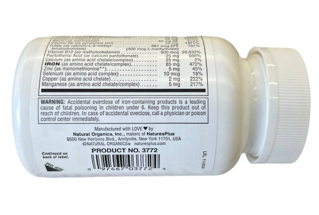 Natures Plus HEMA-PLEX Iron Capsules 60 Heart Health Natures Plus HEMA-PLEX Iron Capsules 60 | High Strength Iron &amp; Energy Support Ireland