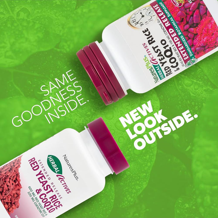 Natures Plus Herbal Active Red Yeast Rice 600mg 60 Heart Health Natures Plus Red Yeast Rice 600mg 60 Capsules | Standardised Herbal Supplement Ireland