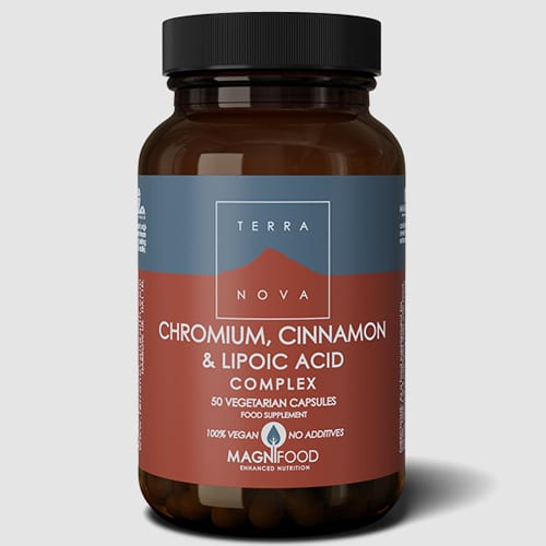 Terranova Chromium, Cinnamon And Alpha Lipoic Acid Complex (50) Heart Health