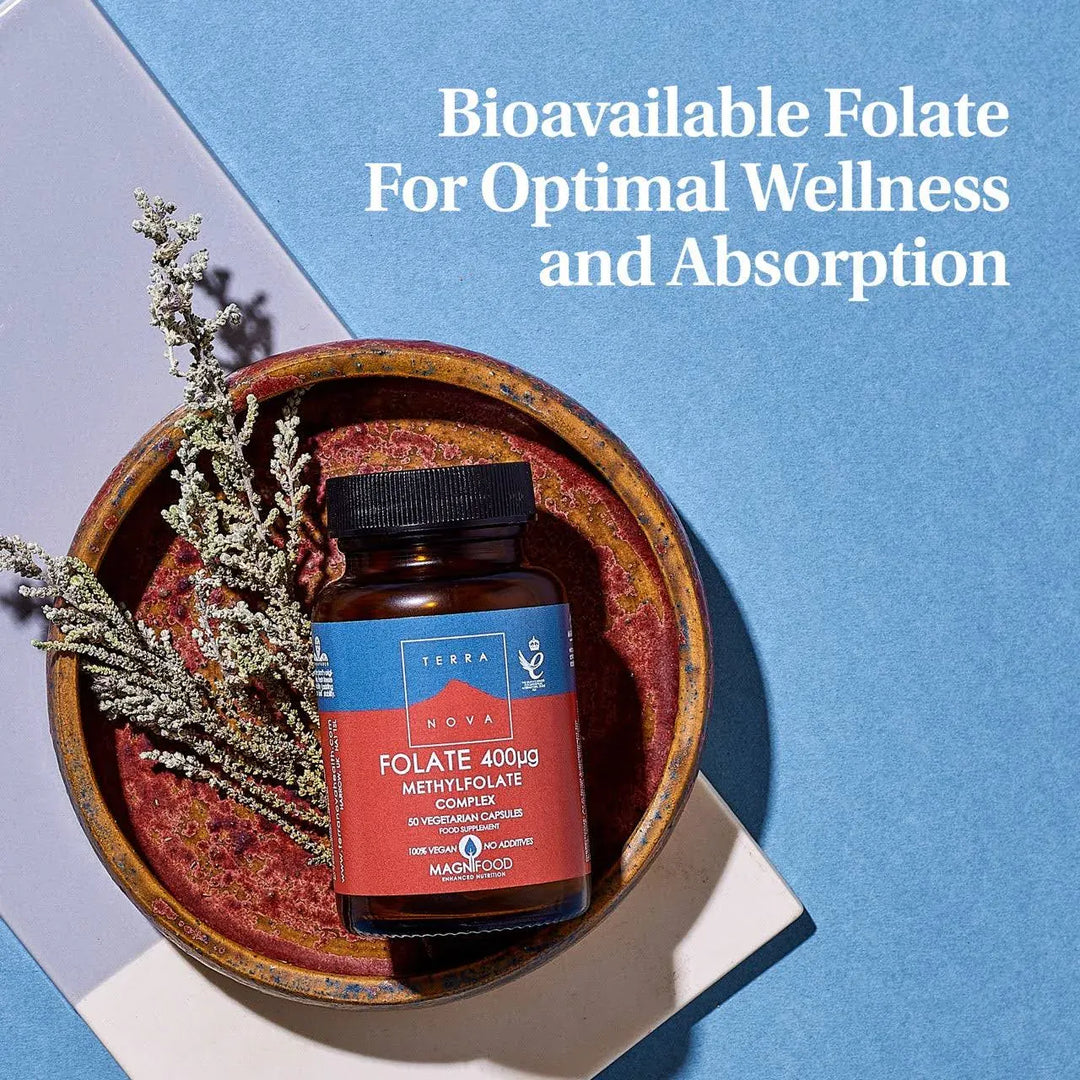 Terranova Folate 400mcg Capsules 50 Heart Health Terranova Folate 400mcg Capsules 50 | Folic Acid Supplement Ireland
