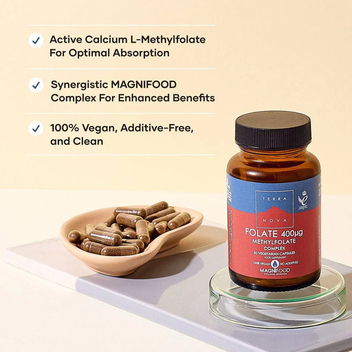 Terranova Folate 400mcg Capsules 50 Heart Health Terranova Folate 400mcg Capsules 50 | Folic Acid Supplement Ireland