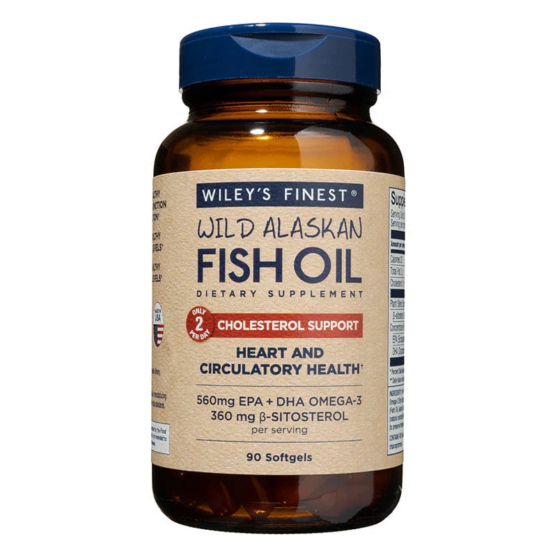 Wiley's Finest Cholesterol Support 90 Heart Health