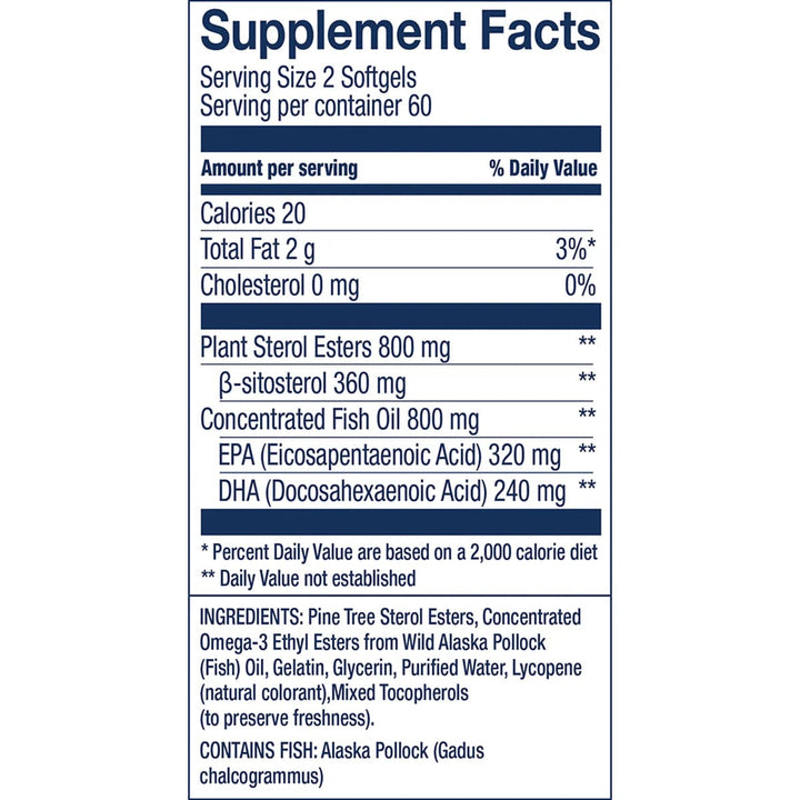 Wiley's Finest Cholesterol Support 90 Heart Health