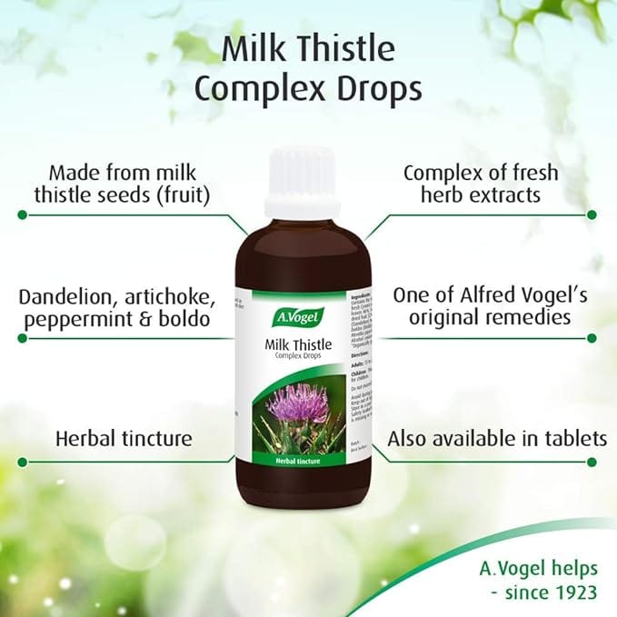 A Vogel Milk Thistle Complex Drops (50ml) Herbal Remedies