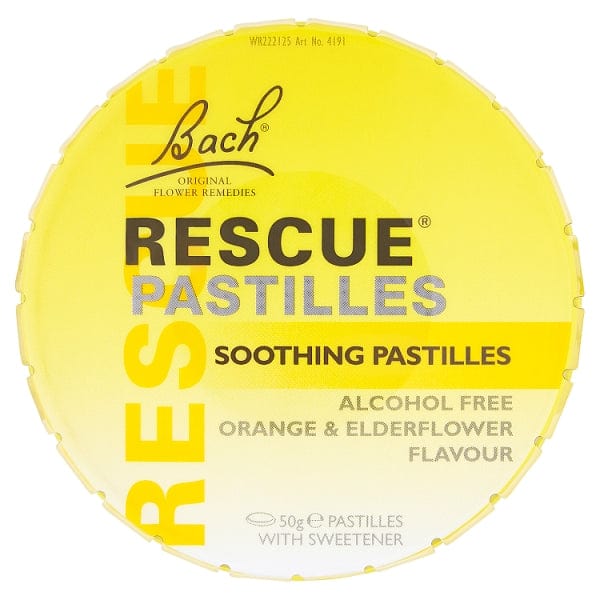 Bach Rescue Remedy Pastilles ~ Orange & Elderflower (28) Herbal Remedies