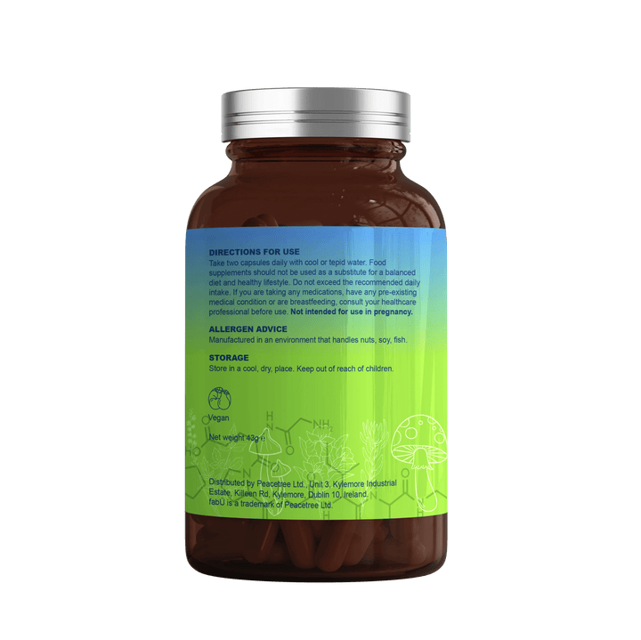 FabU Focus Brain 60 Herbal Remedies