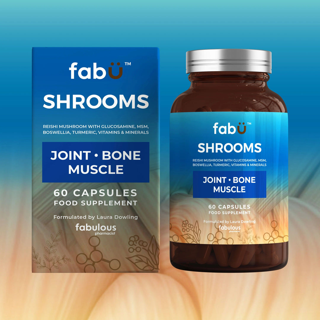 FabU Shrooms Joint Bone Muscle 60 Herbal Remedies