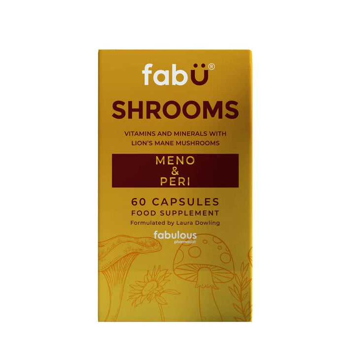 FabU Shrooms Meno & Peri (60) Energy and Wellbeing