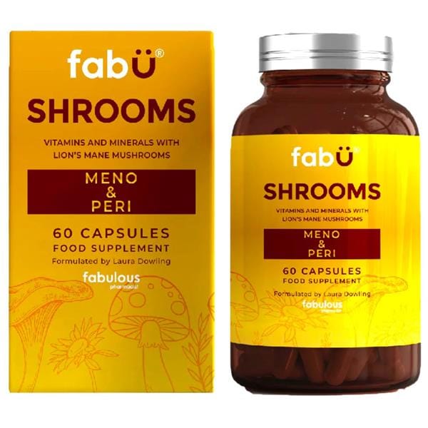 FabU Shrooms Meno & Peri (60) Energy and Wellbeing