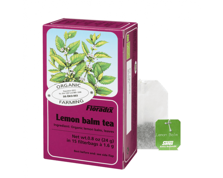 Floradix Lemon Balm Melissa Tea (15 Teabags) Herbal Remedies