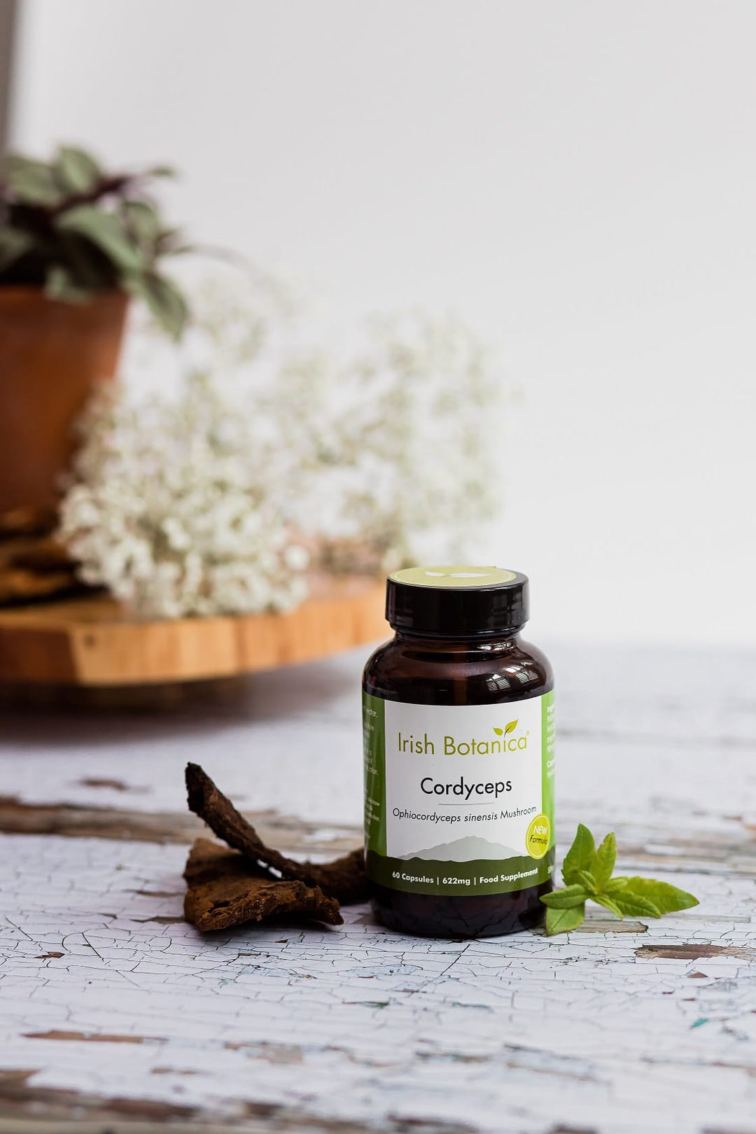 Irish Botanica Cordyceps Mushroom (60) Herbal Remedies Irish Botanica Cordyceps Mushroom (60)