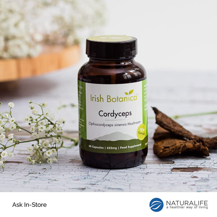 Irish Botanica Cordyceps Mushroom (60) Herbal Remedies Irish Botanica Cordyceps Mushroom (60)