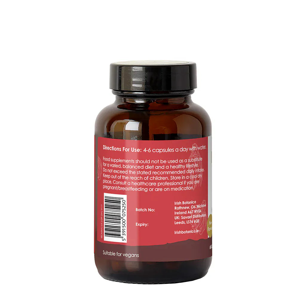 Irish Botanica Lions Mane Mushroom and Bacopa Capsules 60 Herbal Remedies Irish Botanica Lions Mane Mushroom and Bacopa Capsules 60