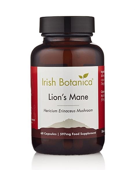 Irish Botanica - Lions Mane Mushroom Capsules (60) Herbal Remedies