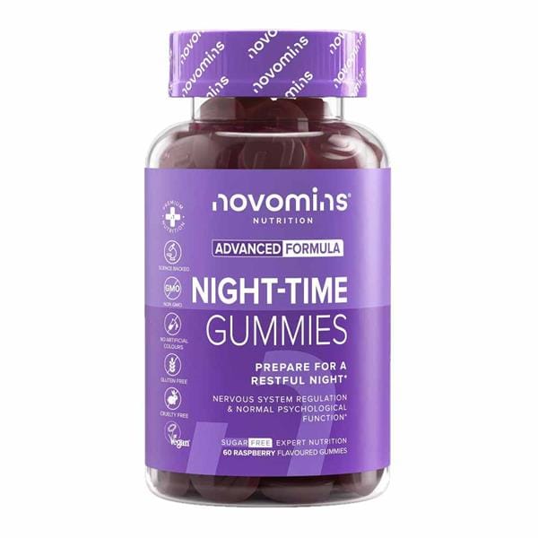 Novomins Nutrition Night Time Gummies 60 Pack Herbal Remedies Novomins Nutrition Night Time Gummies 60 Pack