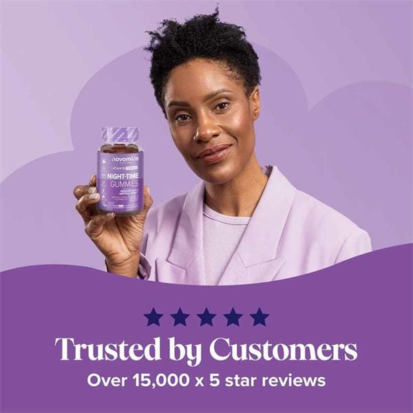 Novomins Nutrition Night Time Gummies 60 Pack Herbal Remedies Novomins Nutrition Night Time Gummies 60 Pack