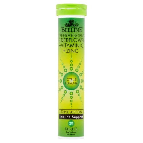 Beeline Effervescent Elderflower, Vitamin C & Zinc (20) Immune System