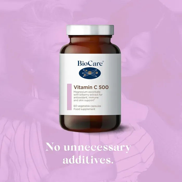BioCare Vitamin C 500mg 60 Tablets Immune System BioCare Vitamin C 500mg 60 Tablets | High Strength Vitamin C | Lir Pharmacy