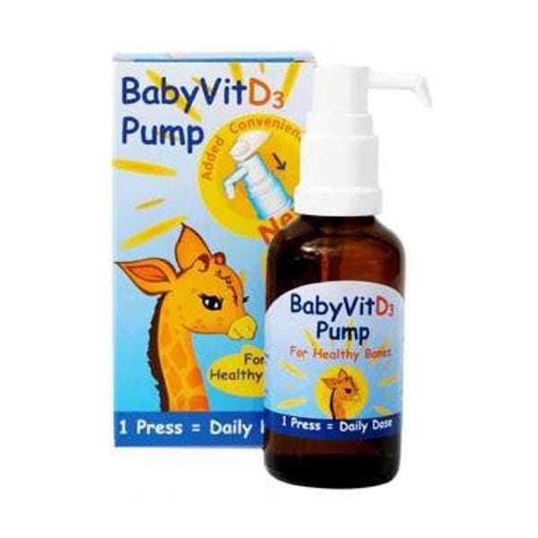 Baby Vit DBabyvitd3 Pump Vitamin D Supplement 28Ml Immune System, Children Vitamins Baby Vit DBabyvitd3 Pump Vitamin D Supplement 28Ml