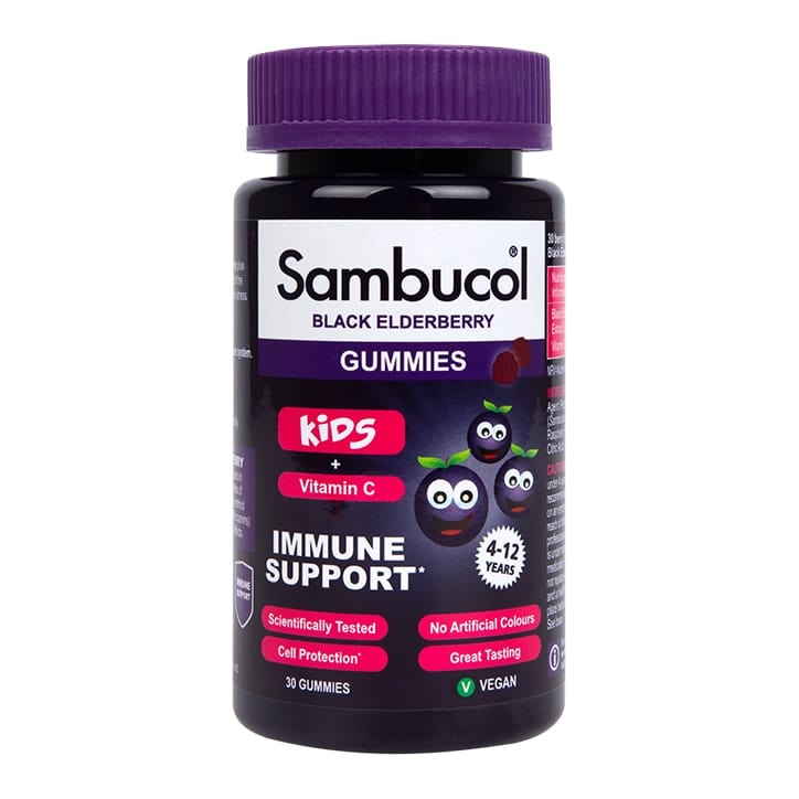 Sambucol Kids Gummies Immune Support 30 Immune System, Children Vitamins