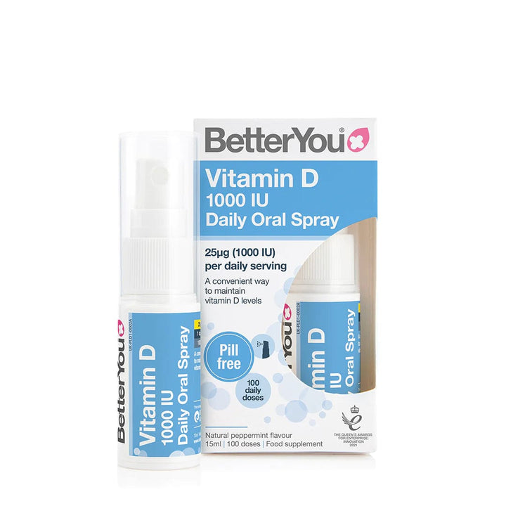 D1000 Vitamin D Oral Spray | Better You (15ml) Immune System