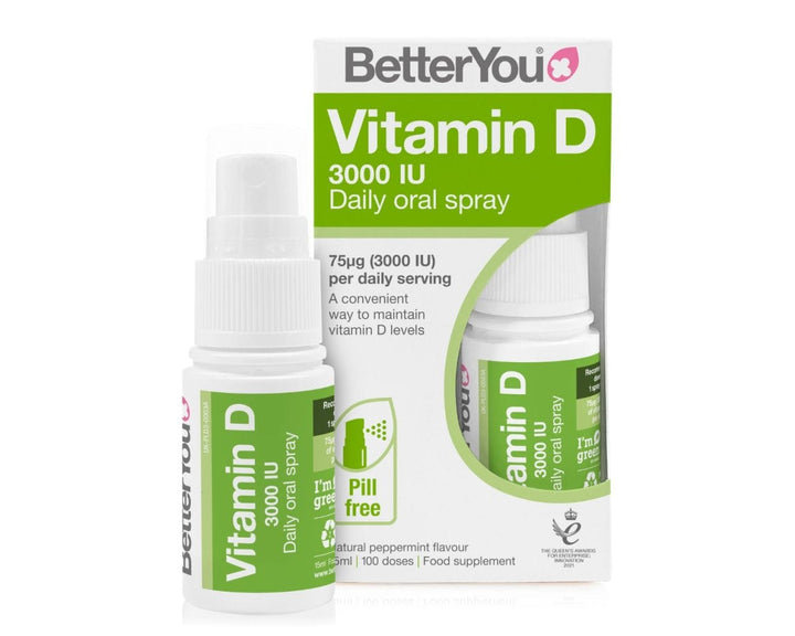 D3000 Vitamin D Oral Spray, Better You (15ml) Immune System