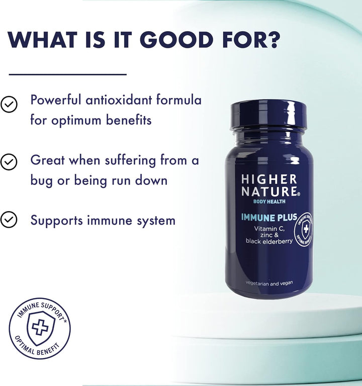 Higher Nature Immune Plus (90) Immune System